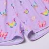 imagePerfashion Girls Pajama Sets Flutter Sleeve Ruffles Soft Pjs Size 413 Years SleepwearPurple Butterfly