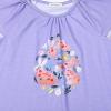imagePerfashion Girls Pajama Sets Flutter Sleeve Ruffles Soft Pjs Size 413 Years SleepwearPurplerabbit Eggs Y86