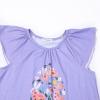 imagePerfashion Girls Pajama Sets Flutter Sleeve Ruffles Soft Pjs Size 413 Years SleepwearPurplerabbit Eggs Y86