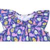 imagePerfashion Girls Pajama Sets Flutter Sleeve Ruffles Soft Pjs Size 413 Years SleepwearRabbit Navy Blue S24