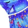 imagePerfashion Girls Pajama Sets Flutter Sleeve Ruffles Soft Pjs Size 413 Years SleepwearX70 Unicorn