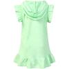 imagePerfashion Swimwear Cover Up for Girls Terry Swim Cover Ups Hooded Kids Zipup CoverupsMint Green54401