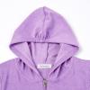 imagePerfashion Swimwear Cover Up for Girls Terry Swim Cover Ups Hooded Kids Zipup CoverupsPurple 29