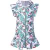 imagePerfashion Swimwear Cover Up for Girls Terry Swim Cover Ups Hooded Kids Zipup CoverupsSurfing Dog S32