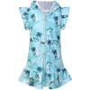 imagePerfashion Swimwear Cover Up for Girls Terry Swim Cover Ups Hooded Kids Zipup CoverupsSurfing Duck S31