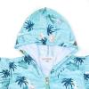 imagePerfashion Swimwear Cover Up for Girls Terry Swim Cover Ups Hooded Kids Zipup CoverupsSurfing Duck S31