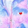 imagePerfashion Swimwear Cover Up for Girls Terry Swim Cover Ups Hooded Kids Zipup CoverupsTie Dye R94