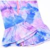 imagePerfashion Swimwear Cover Up for Girls Terry Swim Cover Ups Hooded Kids Zipup CoverupsTie Dye R94