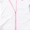 imagePerfashion Swimwear Cover Up for Girls Terry Swim Cover Ups Hooded Kids Zipup CoverupsWhite