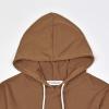 imagePerfashion Women Sweatshirt Crop Top Hoodie Long Sleeve SweatshirtsBrown054
