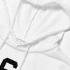 imagePerfashion Women Sweatshirt Crop Top Hoodie Long Sleeve SweatshirtsFlag White Hoody