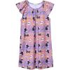 imagePerfashion Girls Nightgowns Soft Sleepwear Nightdress Flutter Sleeve KittenRabbit Pajamas 413 YearsMagic Catsbats M91