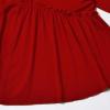 imageGirls Long Sleeve Ruffle Tops Winter Tunic Fall Tops Round Neck Blouse Solid ColorRed