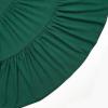 imagePerfashion Girls Long Sleeve Dresses Tiered Ruffle Swing Tunic Midi Dress 413YDark Green