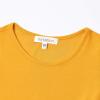 imagePerfashion Girls Long Sleeve Dresses Tiered Ruffle Swing Tunic Midi Dress 413YYellow