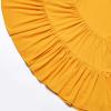 imagePerfashion Girls Long Sleeve Dresses Tiered Ruffle Swing Tunic Midi Dress 413YYellow
