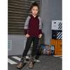 imagePerfashion Girls Long Sleeve Shirt Hoodie Active Tee Pullover Top with Thumb Hole Workout Running 615YearsBurgundy451
