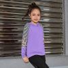 imagePerfashion Girls Long Sleeve Shirt Hoodie Active Tee Pullover Top with Thumb Hole Workout Running 615YearsPurple451