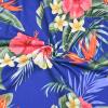 imagePerfashion Girls Summer Dresses Printed Casual Loose Sundress Smocked Waist RollSleeveNavy Blue Hawaiian 12b