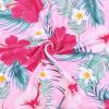 imagePerfashion Girls Summer Dresses Printed Casual Loose Sundress Smocked Waist RollSleevePink Hawaiian 15b