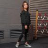 imagePerfashion Girls Sweatshirt Ruffle Trim Long Sleeve Pullover Solid Drop Shoulder Hoodie Fall Winter 413YBlack
