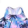imagePerfashion Girls TwoPiece Swimsuits Tankini Sets Swimwear Bathing Suit Beach SportCoconut Tree K04