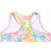 imagePerfashion Girls TwoPiece Swimsuits Tankini Sets Swimwear Bathing Suit Beach SportColored Leaf 73a