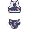 imagePerfashion Girls TwoPiece Swimsuits Tankini Sets Swimwear Bathing Suit Beach SportFloral Navy 74a