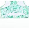 imagePerfashion Girls TwoPiece Swimsuits Tankini Sets Swimwear Bathing Suit Beach SportTie Dye Green 72a