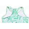 imagePerfashion Girls TwoPiece Swimsuits Tankini Sets Swimwear Bathing Suit Beach SportTie Dye Green 72a