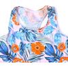 imagePerfashion Girls TwoPiece Swimsuits Tankini Sets Swimwear Bathing Suit Beach SportTropical Blue Y44