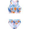imagePerfashion Girls TwoPiece Swimsuits Tankini Sets Swimwear Bathing Suit Beach SportTropical Blue Y44