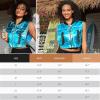 imagePerfashion Cropped Vest For Women Buckle Zip Up Metallic Cargo Cyberpunk Jacket With Pockets Streetwear Rave OutfitBlue Vest 04419