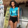 imagePerfashion Cropped Vest For Women Buckle Zip Up Metallic Cargo Cyberpunk Jacket With Pockets Streetwear Rave OutfitBlue Vest 04419