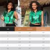 imagePerfashion Cropped Vest For Women Buckle Zip Up Metallic Cargo Cyberpunk Jacket With Pockets Streetwear Rave OutfitGreen Vest 06419