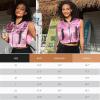 imagePerfashion Cropped Vest For Women Buckle Zip Up Metallic Cargo Cyberpunk Jacket With Pockets Streetwear Rave OutfitPink Vest 12419