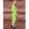 imagePerfashion Girls Clothing Sets 2 Piece 80s 90s Outfits Neon Jacket Pants Hip Hop Dance Tracksuit Set 413YNeon Green