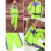 imagePerfashion Girls Clothing Sets 2 Piece 80s 90s Outfits Neon Jacket Pants Hip Hop Dance Tracksuit Set 413YNeon Green