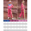 imagePerfashion Girls Clothing Sets 2 Piece 80s 90s Outfits Neon Jacket Pants Hip Hop Dance Tracksuit Set 413YNeon Hot Pink