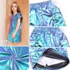 imagePerfashion Metallic Cargo Skirts for Girls A Line Sparkly Skorts with MultiPockets Dance 413YLaser Blue13417