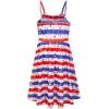 imagePerfashion Girls Cotton Dresses SleevelessLong Sleeve Crew Neck 413Y4th of July Dressf17
