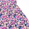 imagePerfashion Girls Cotton Dresses SleevelessLong Sleeve Crew Neck 413YPurple Floral P93
