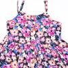imagePerfashion Girls Cotton Dresses SleevelessLong Sleeve Crew Neck 413YPurple Floral P93