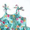 imagePerfashion Girls Cotton Dresses SleevelessLong Sleeve Crew Neck 413YTropical Flowers Q00