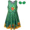 imagePerfashion Girls Fourth of July Dresses Casual Sleeveless Patriotic Clothing 413 YearsSt Patricks Irish S04