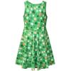 imagePerfashion Girls Fourth of July Dresses Casual Sleeveless Patriotic Clothing 413 YearsSt Patricks Shamrock S05