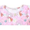 imagePerfashion Girls SleevelessLong Sleeve ALine Dresses Unicorn Festival SkirtsUnicornmermaid M82