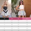 imagePerfashion Bubble Skirt for Women Metallic Puff Balloon Mini Skorts Rave Sexy Club Outfits with ShortsLaser Silver01915