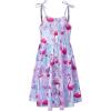 imagePerfashion Girls Cotton Dresses SleevelessLong Sleeve Crew Neck 413YFlamingo K32