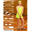 imagePerfashion Girls Tennis Dress Athletic Golf Outfit Spaghetti Strap Builtin Bra ampamp Shorts Pickleball Summer 413YNeon Green 26406